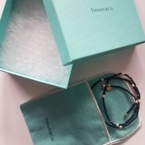 Tiffany & Co Black Spinel and Pearl Necklace